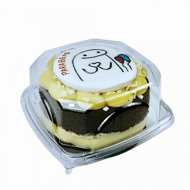 Caja transparente para mini-tartas (Pack de 5)